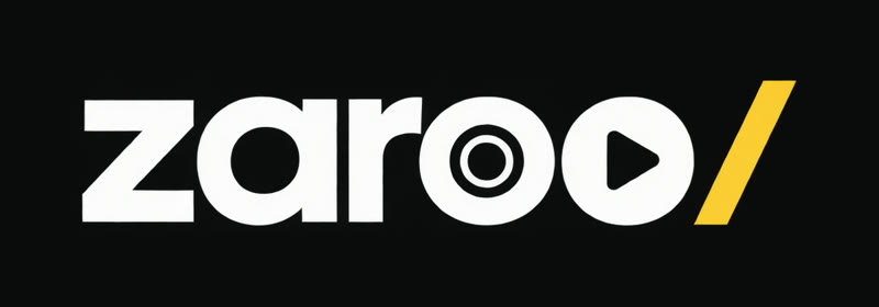 הלוגו של zaroo, עורך וידאו AI בעברית